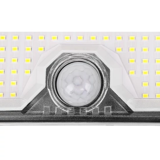 Napelemes LED reflektor 226xSMD PIR távirányítóval	