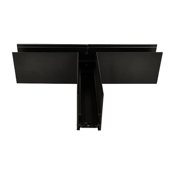T-CONNECTOR FOR MAGNETIC TRACK RAIL SURFACE MOUNT