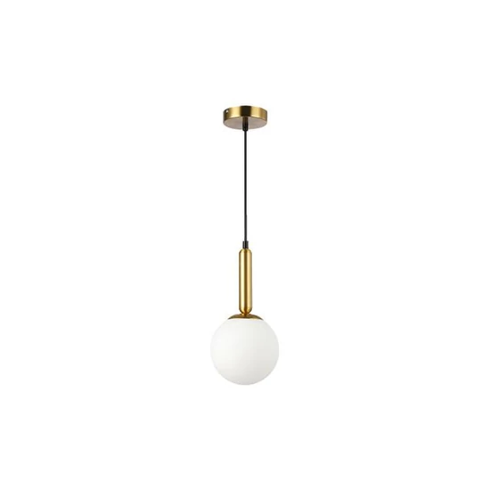 Bali-15 függeszték 15cm egyenes arany	e27 x1