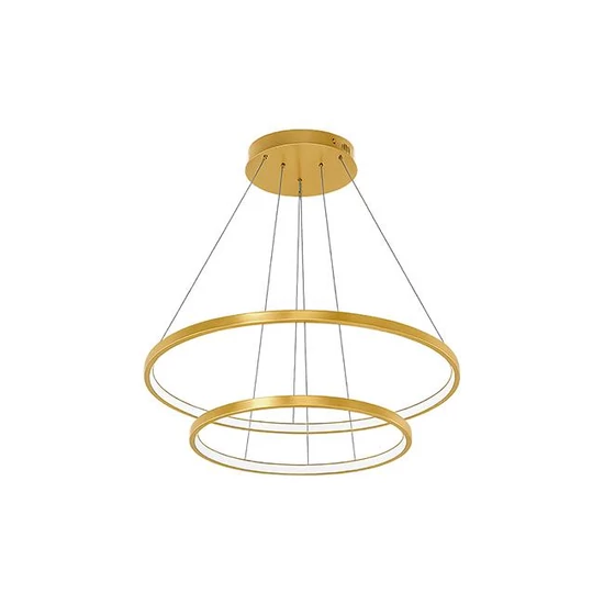 Lynx led csillár 40/60cm 64w arany