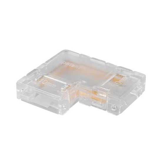 COB LED szalag csatlakozó, sarok, 10mm	