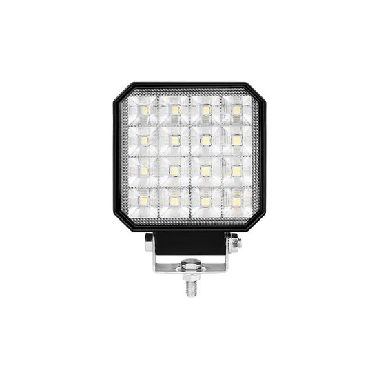 LED munkalámpa 10–60V 48W 16 LED fekete