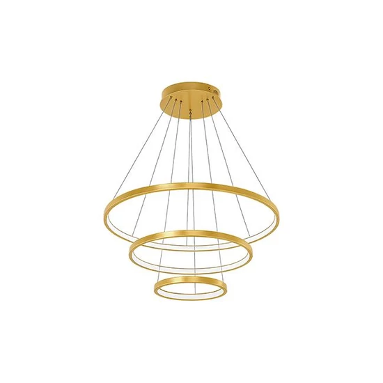 Coma led csillár 20/40/60cm 77w arany