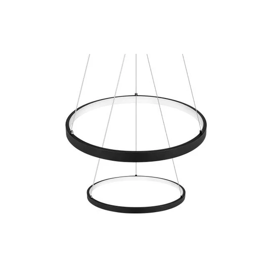 Lynx LED csillár 40/60cm 64W fekete