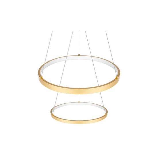 Lynx LED csillár 40/60cm 64W arany