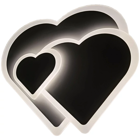 Avide Design Mennyezeti Lámpa Coeur 55W (27,5+27,5) RF Távirányítóval