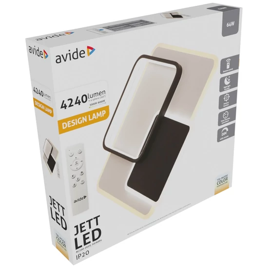 Avide Design Mennyezeti Lámpa Jett 64W RF Távirányítóval