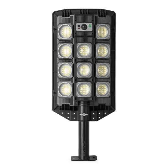 Entac LED Szolár Utcai Lámpa Távirányítóval, Mozgásérzékelővvel Autamata Dimm funkcióval, 1000lm