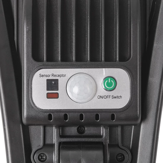 Entac LED Szolár Utcai Lámpa Távirányítóval, Mozgásérzékelővvel Autamata Dimm funkcióval, 500lm