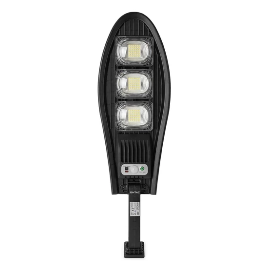 Entac LED Szolár Utcai Lámpa Távirányítóval, Mozgásérzékelővvel Autamata Dimm funkcióval, 800lm