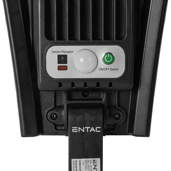 Entac LED Szolár Utcai Lámpa Távirányítóval, Mozgásérzékelővvel Autamata Dimm funkcióval, 800lm