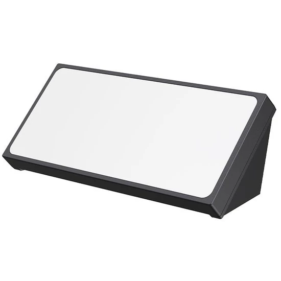 Ferra LED 20W építészeti lámpatest mozgásérzékelővel, fekete IP65, 4000K természetes fehér fény