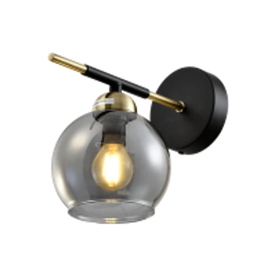 BILL WALL LAMP 1XE14 MATT BLACK/BRONZE