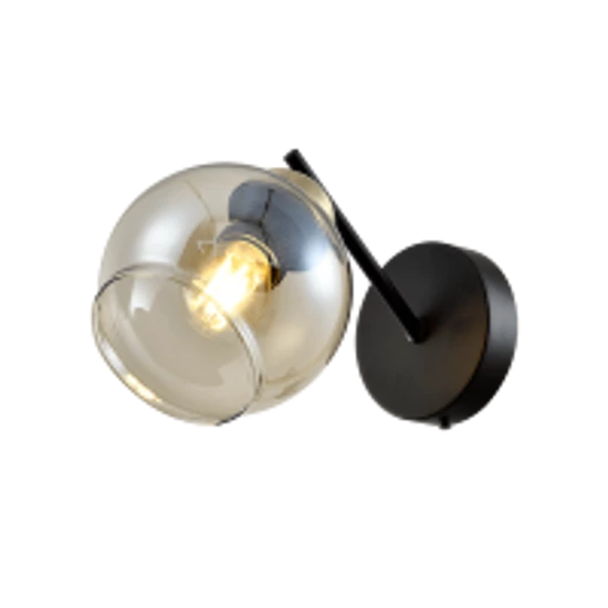RICK WALL LAMP 1XE27 MATT BLACK/BRONZE