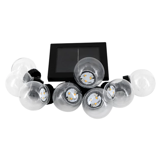 SOLAR LED STRING LIGHT 23439 0.6W 8PCS. 2000K IP71