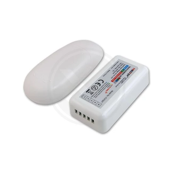 RGBW RF LED vezérlő 12/24V + FUT027 távirányító