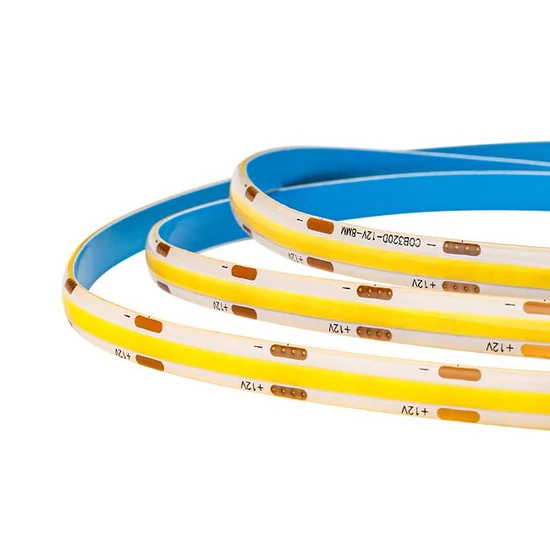 COB LED szalag 12V Prémium 5m 1600 LED IP20 4000K