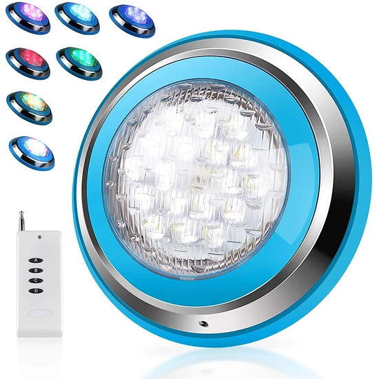 Led medence világítás falra szerelhető RGB 35W  Par56 12 V AC/DC IP68