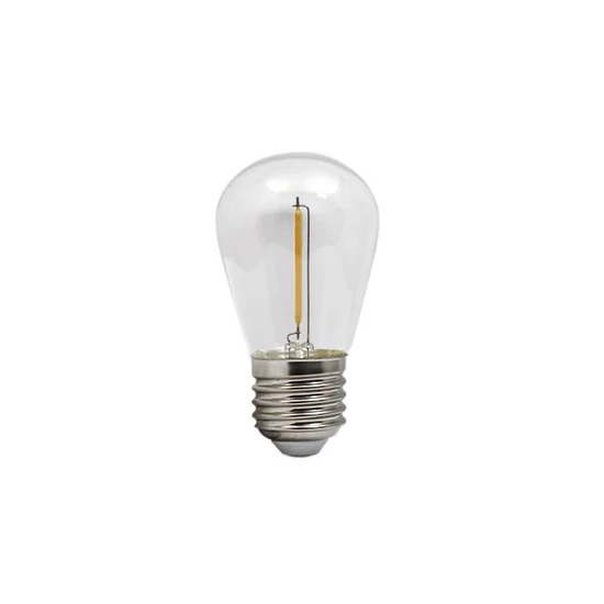 Led izzó e27 filament vita st14 2700k 1w 5db/csomag