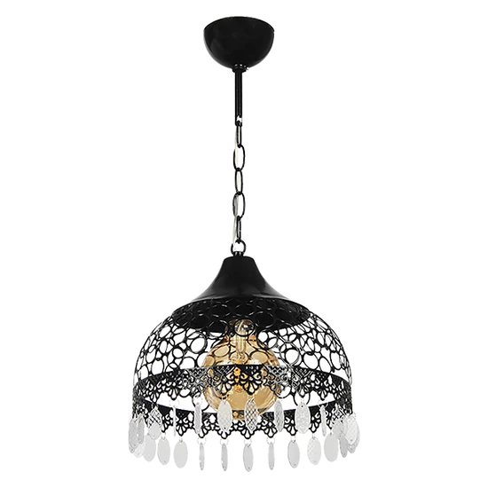 EBRULI PENDANT 1XE27 BLACK