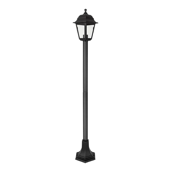 PAUL LANTERN STAND 1XE27 BLACK H1231 IP44