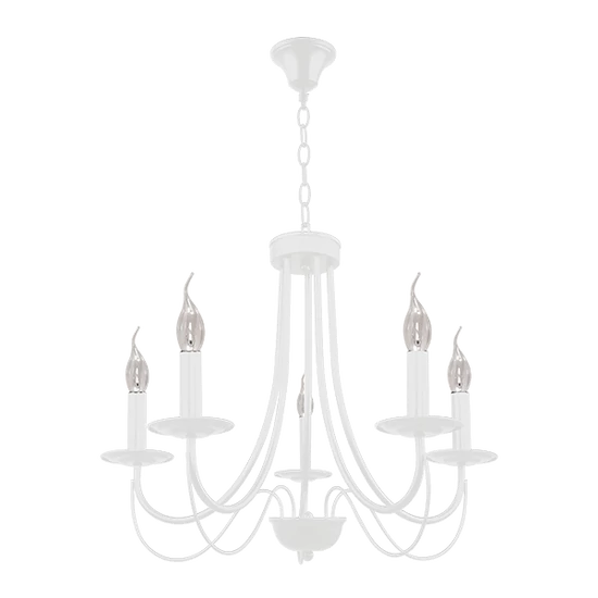 ANGELA CHANDELIER 5XE14 WHITE