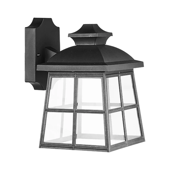 CARL LANTERN DOWN 1XE27 BLACK IP44