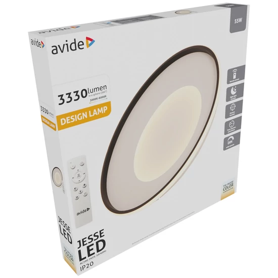 Avide Design Mennyezeti Lámpa Jesse 55W RF Távirányítóval