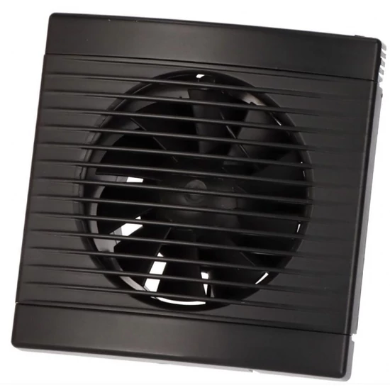 Styl II 100WCH Faliventilátor, 100m3/h, időzítős, páraérzékelős fekete szín