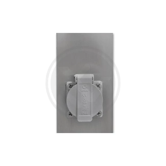 LED kerti lámpa E27 Havana 65cm ezüst aljzattal