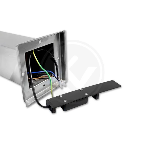 LED kerti lámpa E27 Havana 65cm ezüst aljzattal