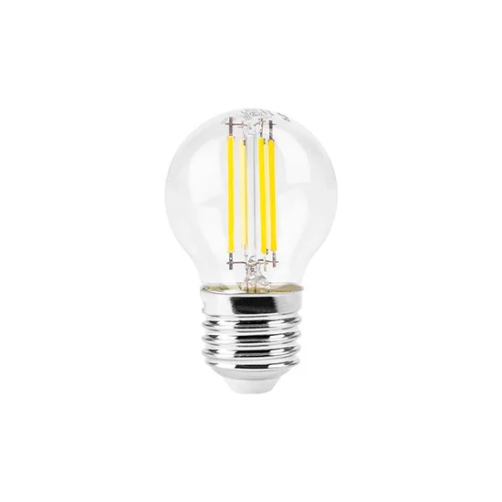 E27 izzószálas G45 LED izzó 2700K 6W