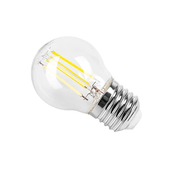 E27 izzószálas G45 LED izzó 2700K 6W