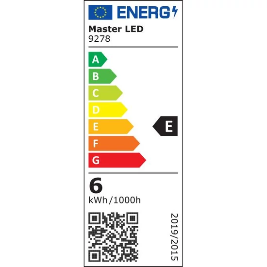 E27 izzószálas G45 LED izzó 2700K 6W
