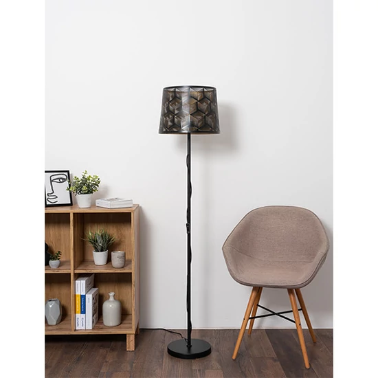 MARSEL FLOOR LAMP 1xE27 BLACK