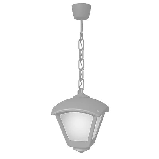 DARIO 250 GARDEN HANGING LAMP 1XE27 IP55 GREY