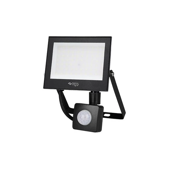 Tiga2 SMD LED reflektor 50W 4500K fekete PIR