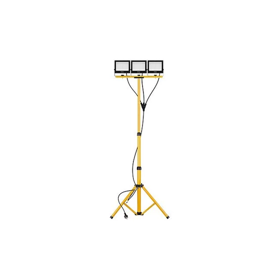 LED reflektor SMD Tiga szett, háromlábú állvánnyal, 3x50W, 4500K