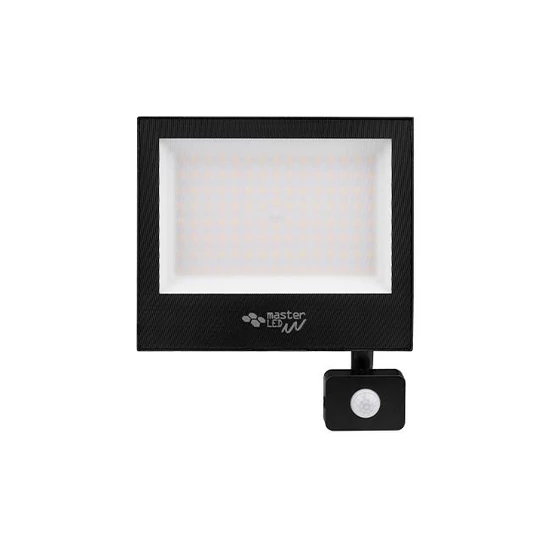 Tiga2 SMD LED reflektor 100W 4500K fekete PIR