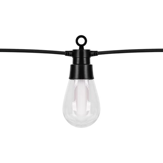 LED fényfüzér 24V 6,5m 10x LED 2700K könnycsepp alakú