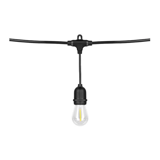 LED girland 230V 10m 10x E27 2700K