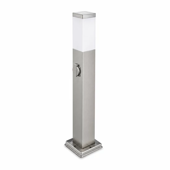 LED kerti lámpa E27 Havana 65cm ezüst aljzattal