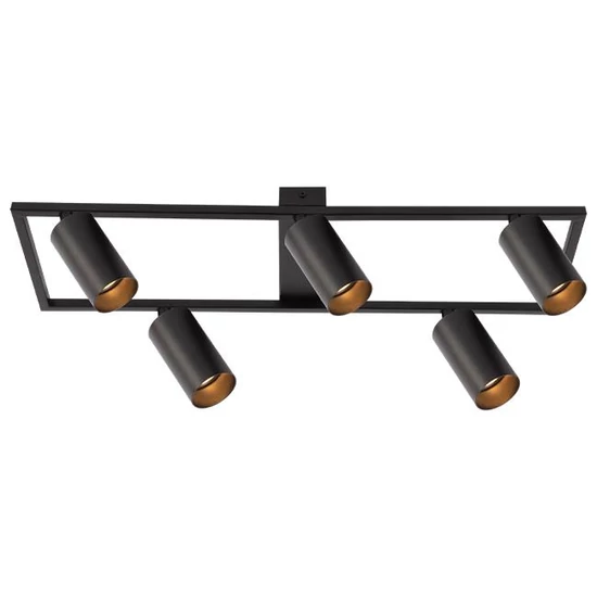 Bumo LED csillár GU10x5 fekete
