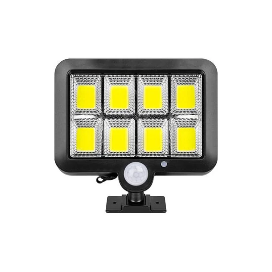 Napelemes LED reflektor IP44 8xCOB mozgásérzékelő