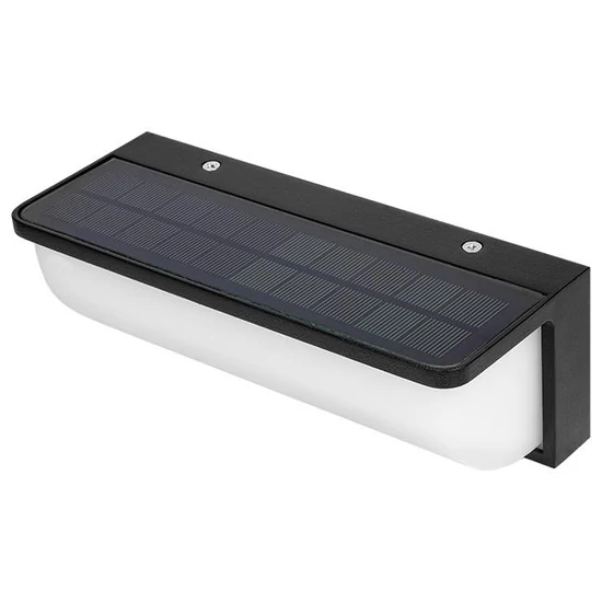 Logon Homlokzati/Fali Lámpatest LED napelemes 4000K, mozgásérzékelő