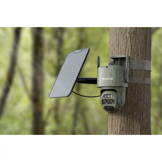 Reolink TrackMix LTE (C) 4K 4G Kétszenzoros Akkumulátoros Biztonsági Kamera automatikus zoom követéssel