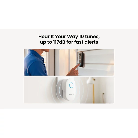 Reolink Video Doorbell PoE 2K+ 5MP Vezetékes Okos Kapucsengő