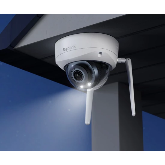 Reolink RLC-840WA 4K 8MP IK10 Vandálbiztos Wi-Fi 6 Dóm Kamera Warm Light Reflektorral