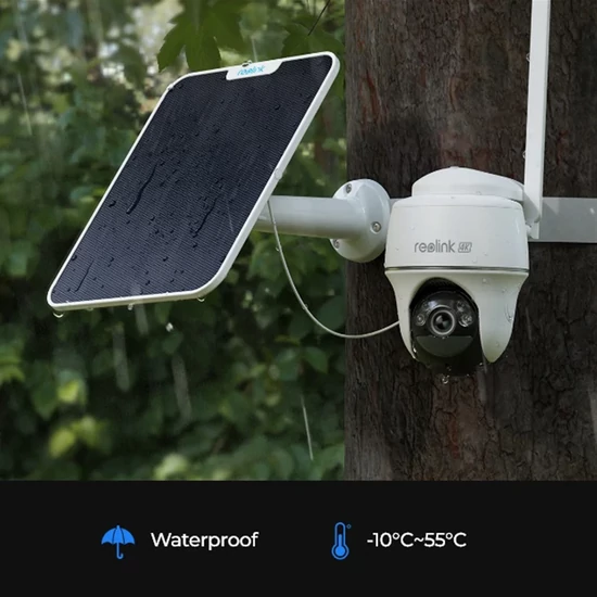 Reolink Go PT Ultra 4K 8MP 4G LTE Napelemes PTZ Biztonsági Kamera