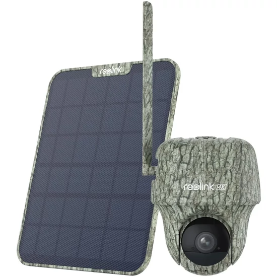 Reolink Go Ranger PT 4K 4G LTE Vadkamera és Biztonsági Kamera 360°-os körpanorámával + Solar Panel 2